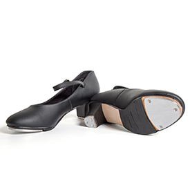 Ladies Tap-On PU Leather Tap Shoes