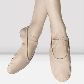 Ladies Performa Stretch PU Leather Ballet Shoes